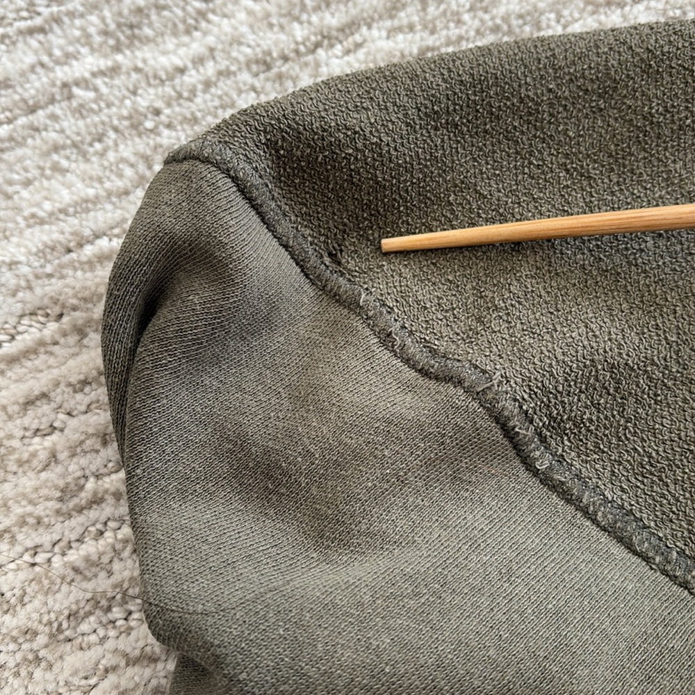 Free People Hooded Snap Draped Cardigan Jacket Size M Linen French Terry Mix - Picture 9 of 15